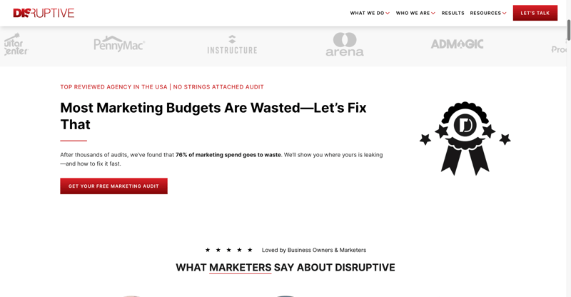 Disruptive Advertising