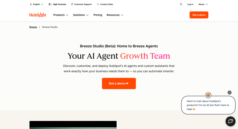 HubSpot Marketing AI Agents Features
