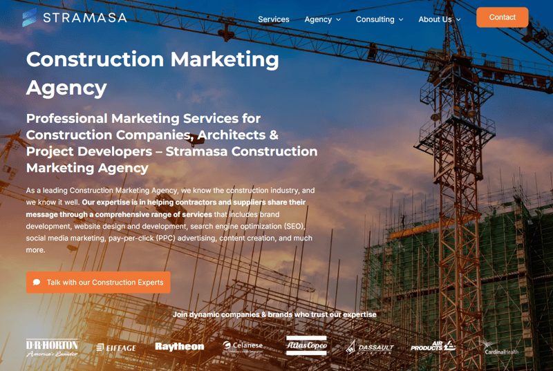 Stramasa Construction Marketing Agency